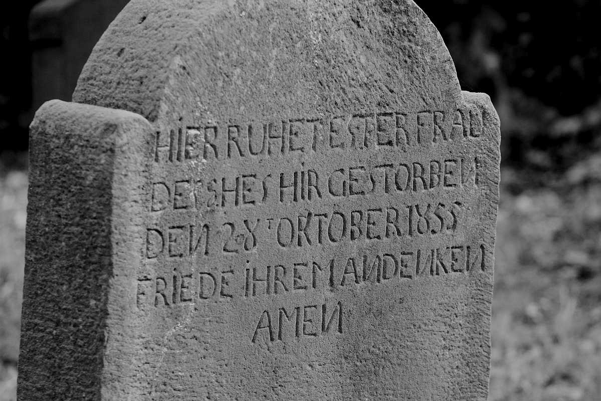 Der jüdische Friedhof in Münzenberg (Wetteraukreis)